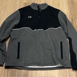 Under Armour Cold gear Black and Gray Pullover size 2XL